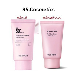 Kem chống nắng the saem hồng eco earth power sun cream 50g