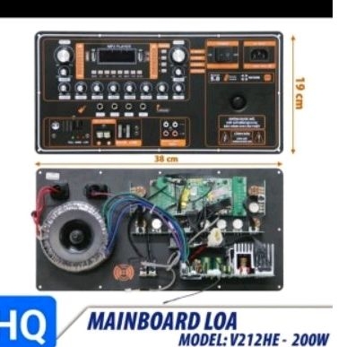 Mạch loa kéo 4 tấc 5 tấc reverb dsp