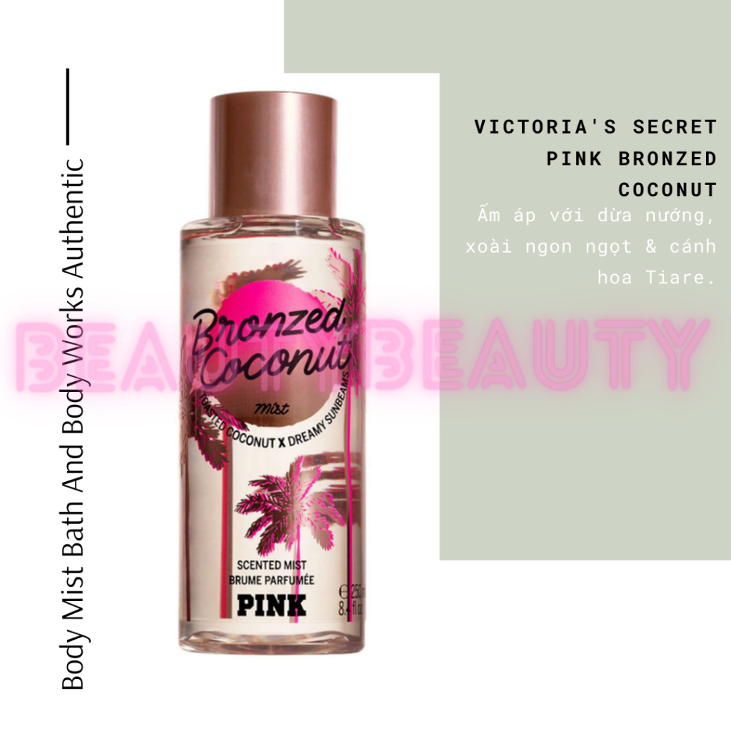 Xịt thơm toàn thân Pink Victoria's Secret Pink - Bronzed Coconut