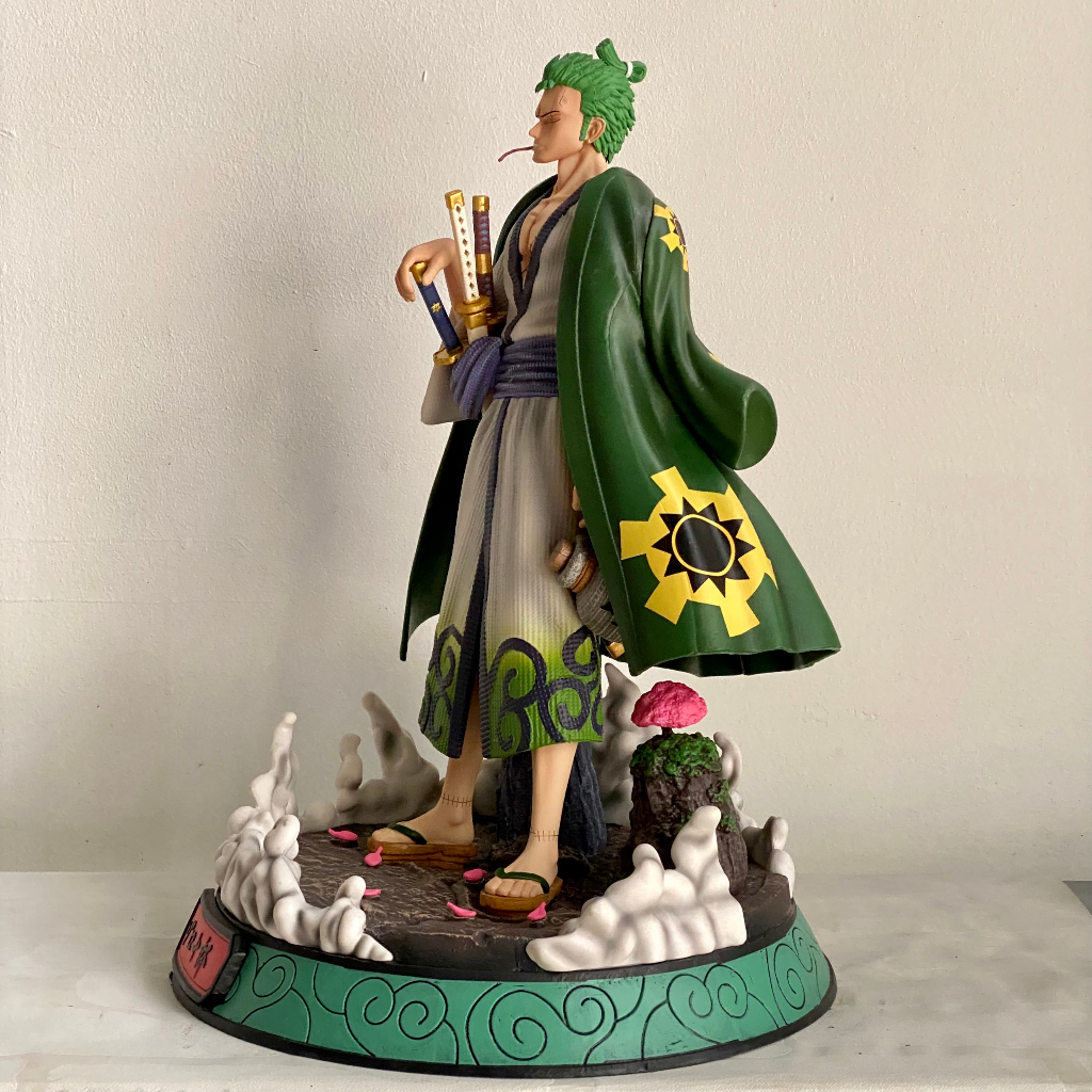 Mô hình Zoro Wano cao 38CM rất nét - mô hình zoro có đế mây cực chất - Zoro one piece 38cm