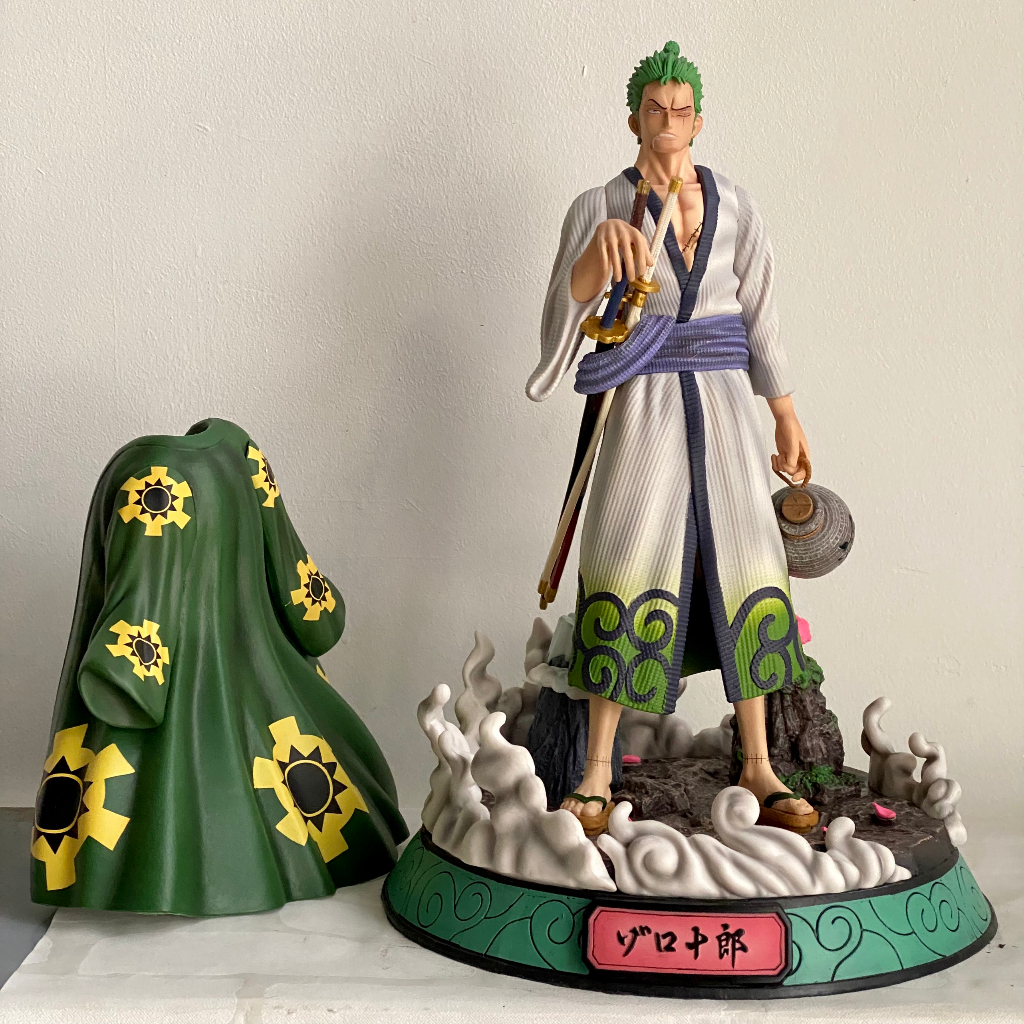 Mô hình Zoro Wano cao 38CM rất nét - mô hình zoro có đế mây cực chất - Zoro one piece 38cm