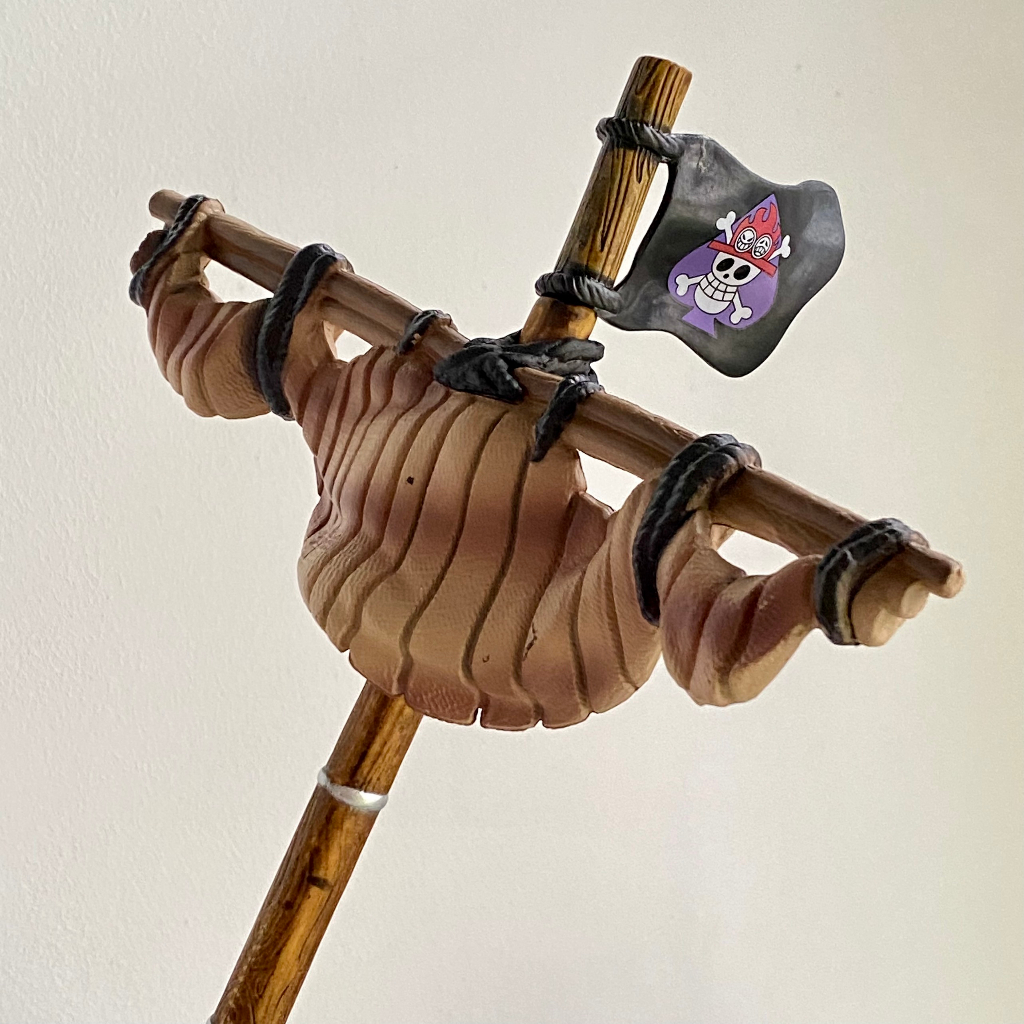 Mô hình Thuyền của Ace cao 36CM dài 45CM - Mô hình thuyền Ace có LED cực đẹp -Thuyền one piece Ace Hỏa Quyền