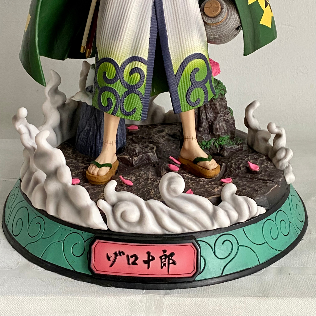 Mô hình Zoro Wano cao 38CM rất nét - mô hình zoro có đế mây cực chất - Zoro one piece 38cm