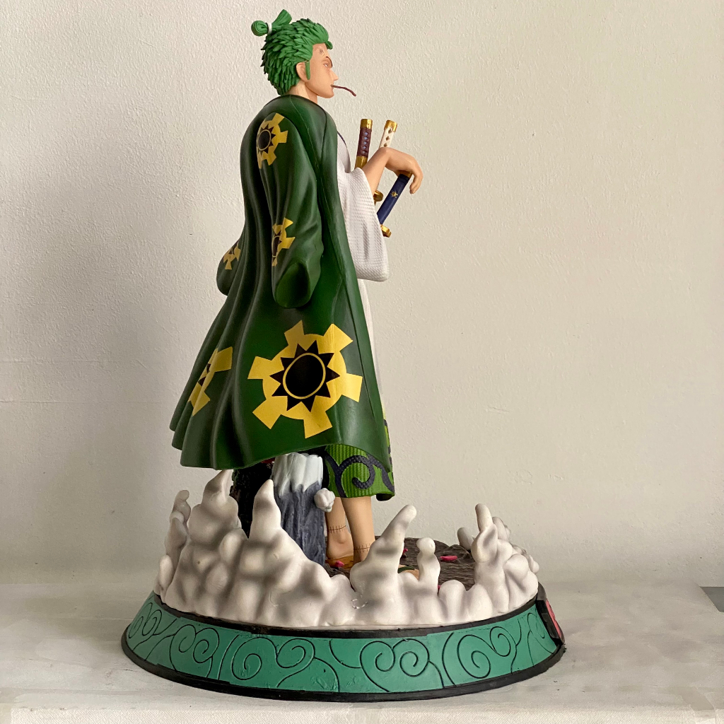 Mô hình Zoro Wano cao 38CM rất nét - mô hình zoro có đế mây cực chất - Zoro one piece 38cm