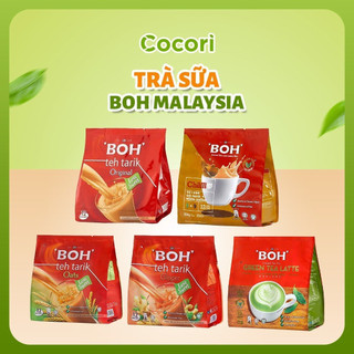 Trà sữa Teh Tarik Malaysia Trà Sữa BOH vị truyền thống, Yến Mạch và Vị Gừng, Trà sữa cà phê, trà xanh Matcha