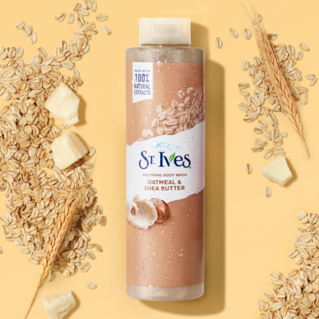 Combo 2 chai Sữa tắm dưỡng da St.Ives Yến mạch và Bơ 473ml