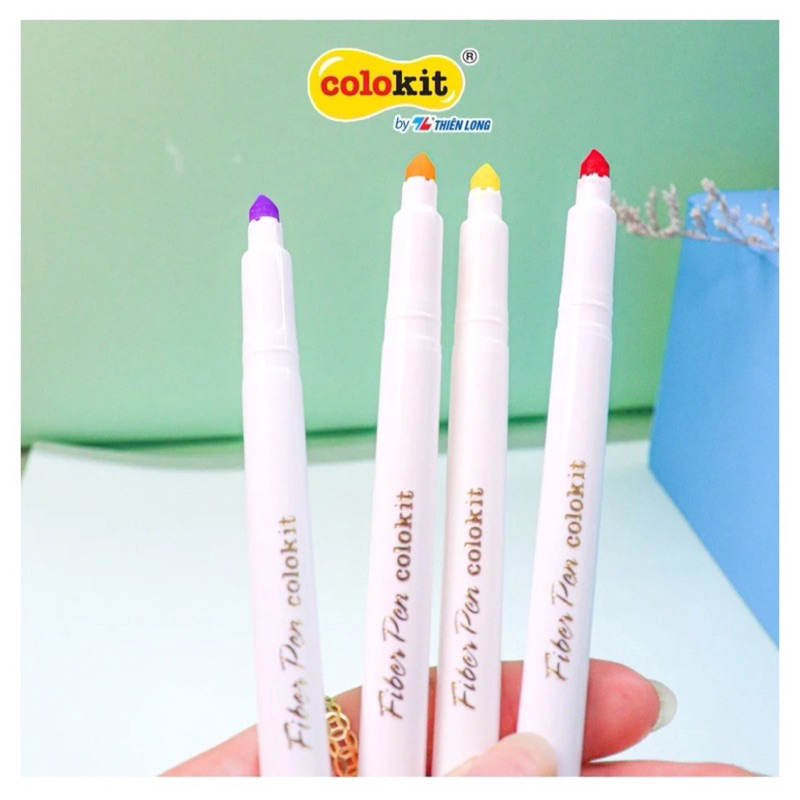 Bút lông 20 màu Pastel Fiber Pen SWM-C008_màu rửa được