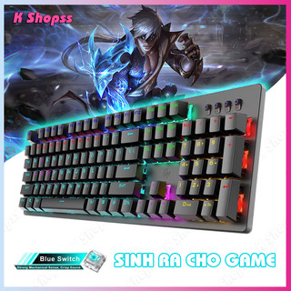 Bàn phím cơ - Bàn phím cơ 104 phím dành riêng cho dân chơi thể thao điện tử chuyên nghiệp cảm giác trục xanh