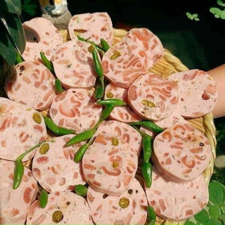Chả heo ớt xiêm xanh 500gr