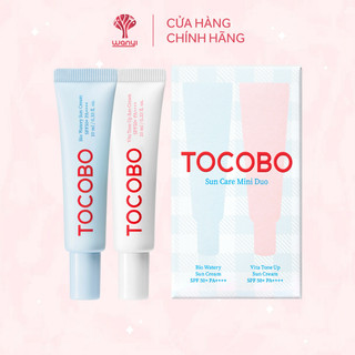 Kem Chống Nắng Tocobo Sun Care Mini Duo (Vita Tone Up Sun Cream 10ml và Bio Watery Sun Cream 10ml)