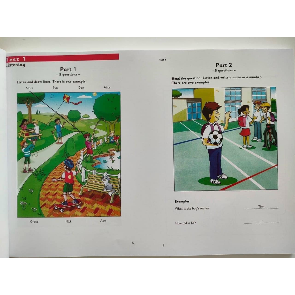 Sách - Cambridge Stater  - Movers  - Flyer in gộp 1234