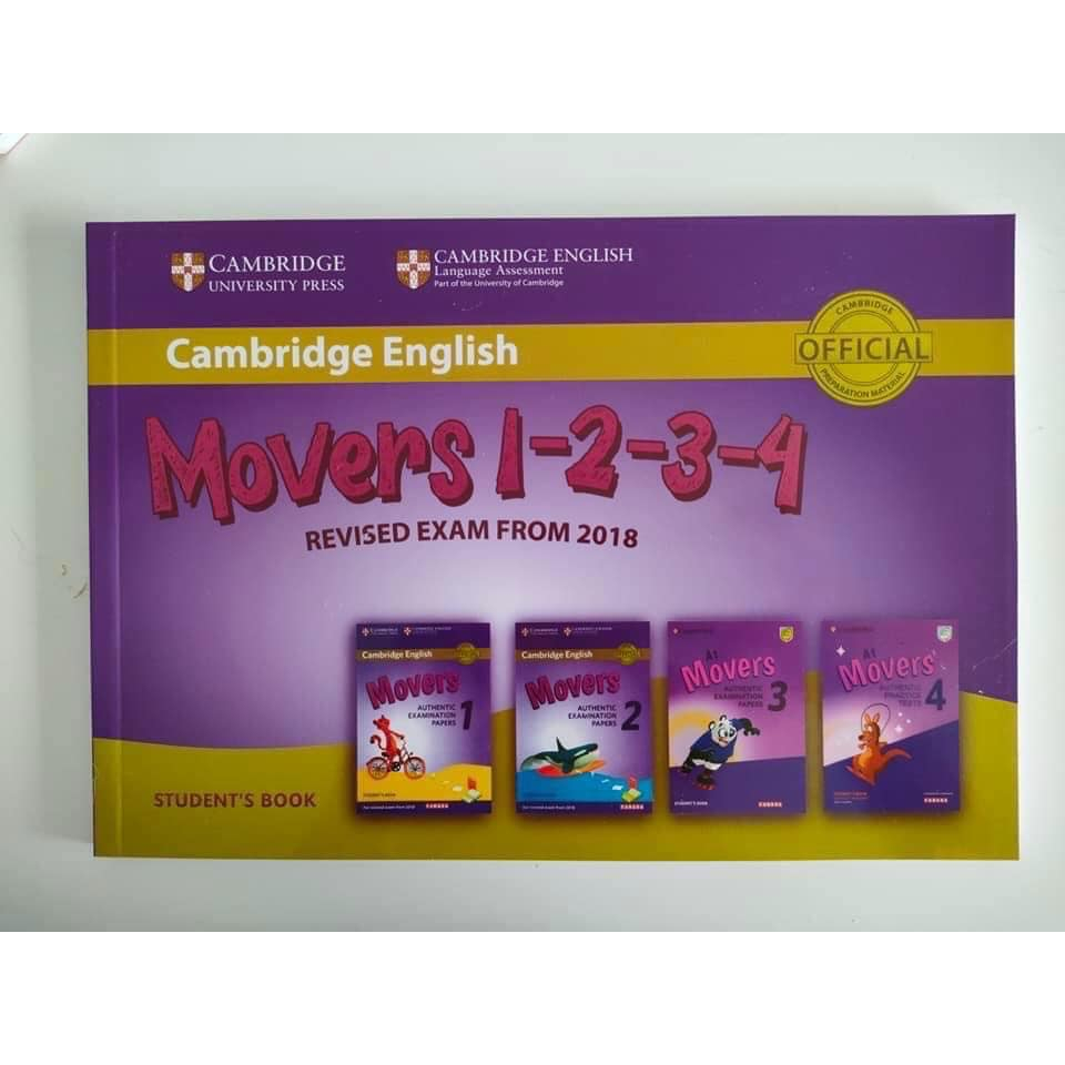 Sách - Cambridge Stater  - Movers  - Flyer in gộp 1234