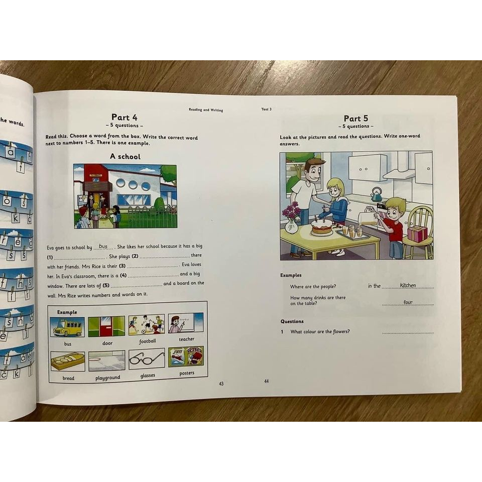 Sách - Cambridge Stater  - Movers  - Flyer in gộp 1234