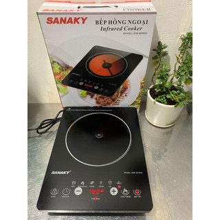 Bếp hồng ngoại chính hãng sanaky snk-2018hg bảo hành 12 tháng