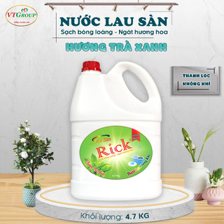 Nước lau sàn rick 4.7kg trà xanh
