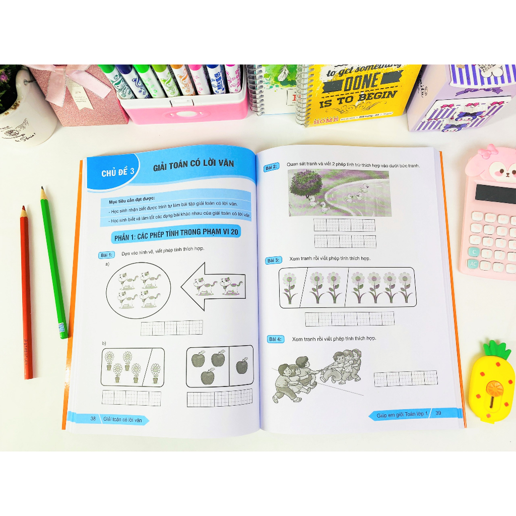 Sách - Giúp Em Giỏi Toán Lớp 1 - Biên soạn theo chương trình GDPT mới - ndbooks