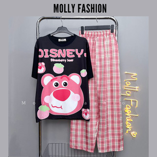 Set đồ nữ quần dài CARO KATE DISNEY ❤️ Đồ bộ hoạt hình Freesize Molly Fashion