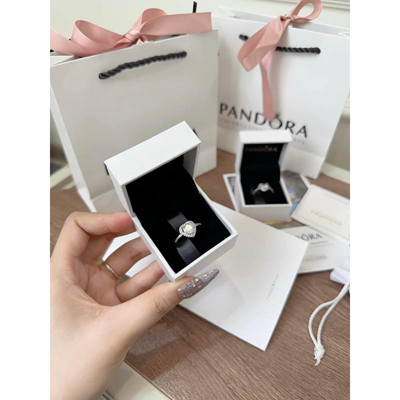 NHẪN PAN.DO.RA HÌNH TRÁI TIM FULL BOX
