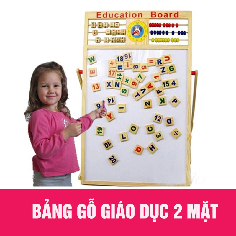 🔥FREESHIP🔥 Mặt Bảng Học Chữ Và Số Thông Minh Dành Cho Bé , Bảng Ghép Nam Châm 2