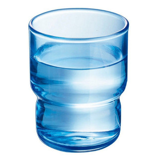 Bộ cốc thủy tinh thấp luminarc log t blue 6 chiếc v4132 - 300ml | hàng chính hãng