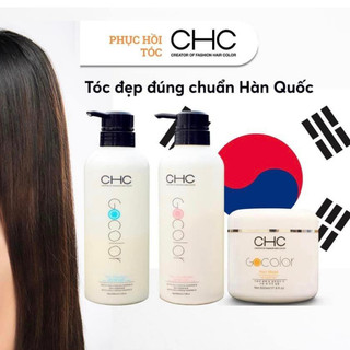 Dầu gội, dầu xả, dầu hấp CHC Gocolor 500ml Hàn Quốc