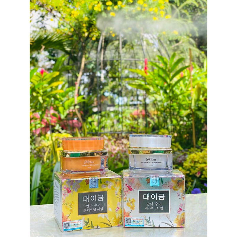 Giảm Nám_trắng Da Kem Face DEMEJINE PLUS HÀN QUỐC 20gr chính hãng