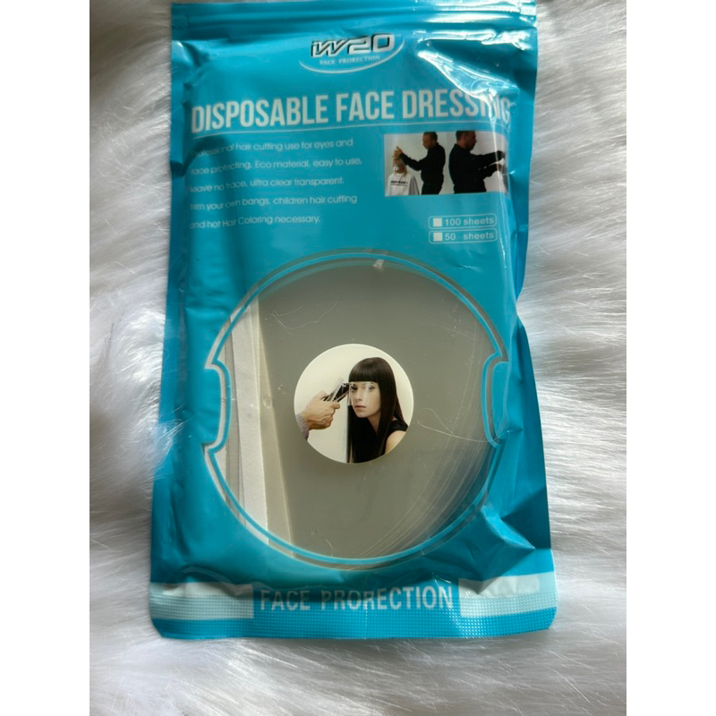 Miếng dán che mặt khi làm hoá chất 1 bịch 50miếng   , và bao chùm Nivlon khi nhuộm tóc