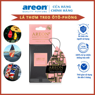 Lá thơm treo khử mùi ô tô areon peony blossom hương hoa mẫu đơn