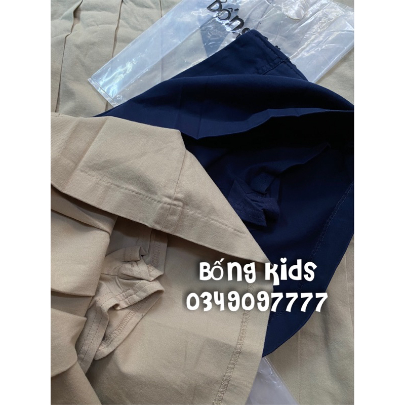 Chân Váy Bé Gái Đồng Phục Xếp Li Place