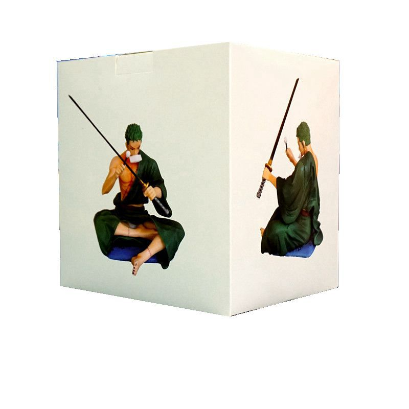 Mô hình Zoro One Piece - Zoro Ngồi Lau KIếm - Hàng Cao Cấp - Cao 17cm - Tượng Figure