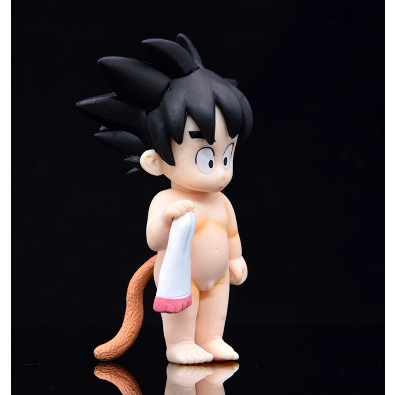 Mô Hình Goku DragonBall Thời Thơ Ấu Đang Tắm, Cao 10 Cm, Decor Trang Trí, Bộ Sưu Tập Nhân Vật Yêu Thích