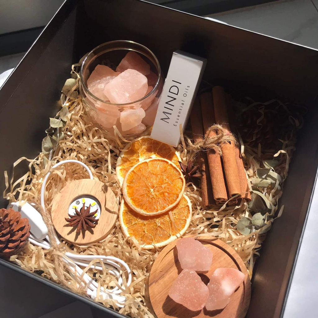 Hộp Vuông Bìa Cứng Cao Cấp Mặt Mica Qùa Tặng - MINDI STORE