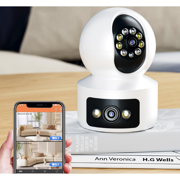 Camera Wifi Yoosee 2 Mắt Trong Nhà , 5.0Mpx - FULL HD+ , Siêu Góc Rộng , Đàm Thoại , Xem Đêm Có Màu ( Bảo Hành 1 Năm ) | BigBuy360 - bigbuy360.vn