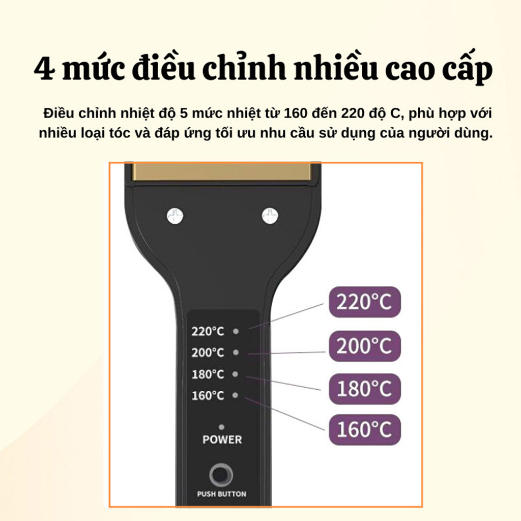 Máy duỗi tóc kemei 329, Máy ép tóc mini chính hãng, Dụng cụ ép tóc thẳng cao cấp , 4 chức năng, An toàn tiện lợi