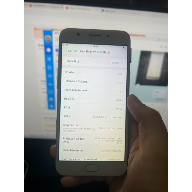 Điện thoại Oppo F1s 2sim Ram 3/32G mới, Camera siêu nét, Cân Game Nặng mượt