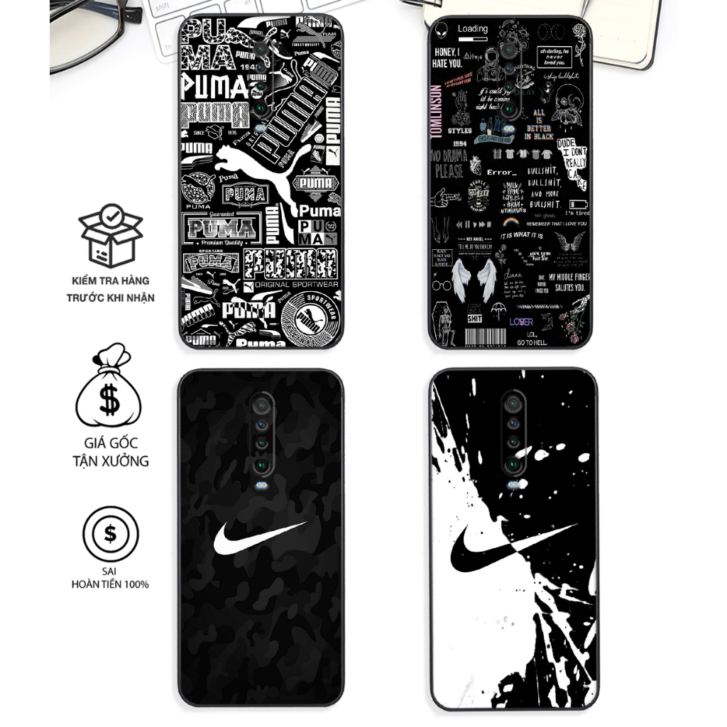 Ốp lưng Xiaomi Redmi K20 / K20 PRO / MI 9T / K30 / K30 5G thương hiệu NIKE đẹp siêu chất giá rẻ