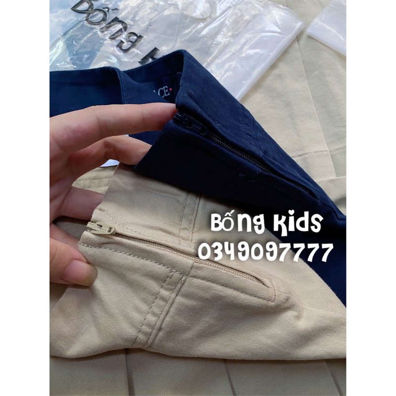 Chân Váy Bé Gái Đồng Phục Xếp Li Place