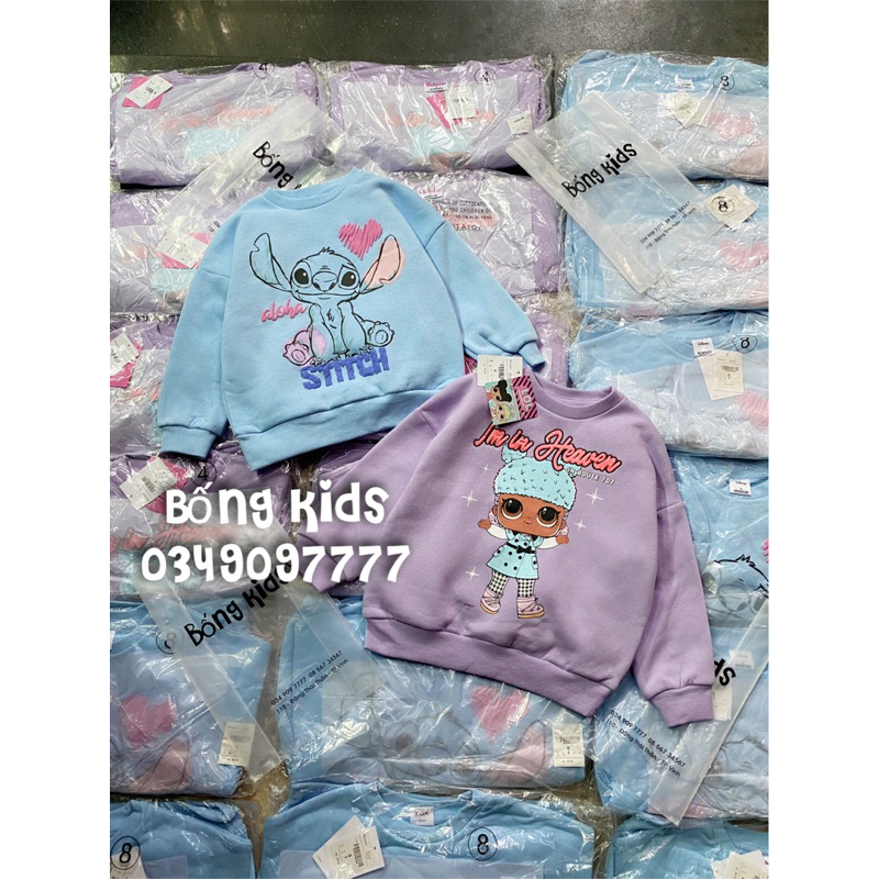 Áo Nỉ Bé Gái Hoạt Hình FOX