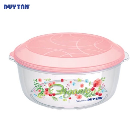 Thố tròn nhí nhựa DUY TÂN 350ml (11.6 x 11.6 x 6.2 cm) - 06261 - Giao màu ngẫu nhiên