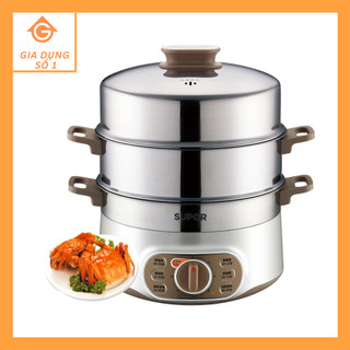 Nồi hấp điện Supor gia dụng đa chức năng lẩu công suất lớn