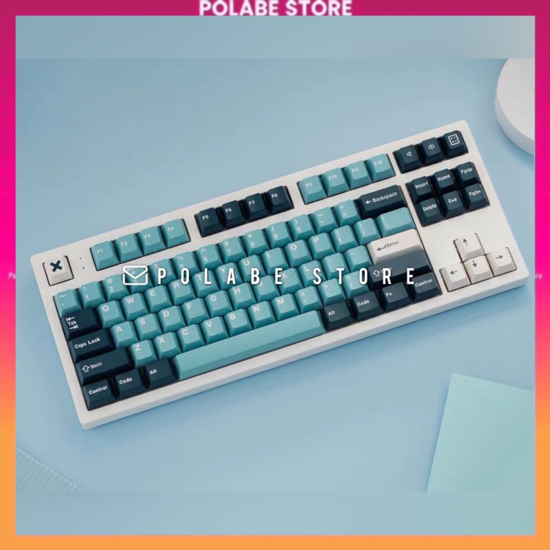 Keycap Cherry Manta Rudy cherry Profile dùng trên nhiều layout bàn phím cơ - Polabe Store