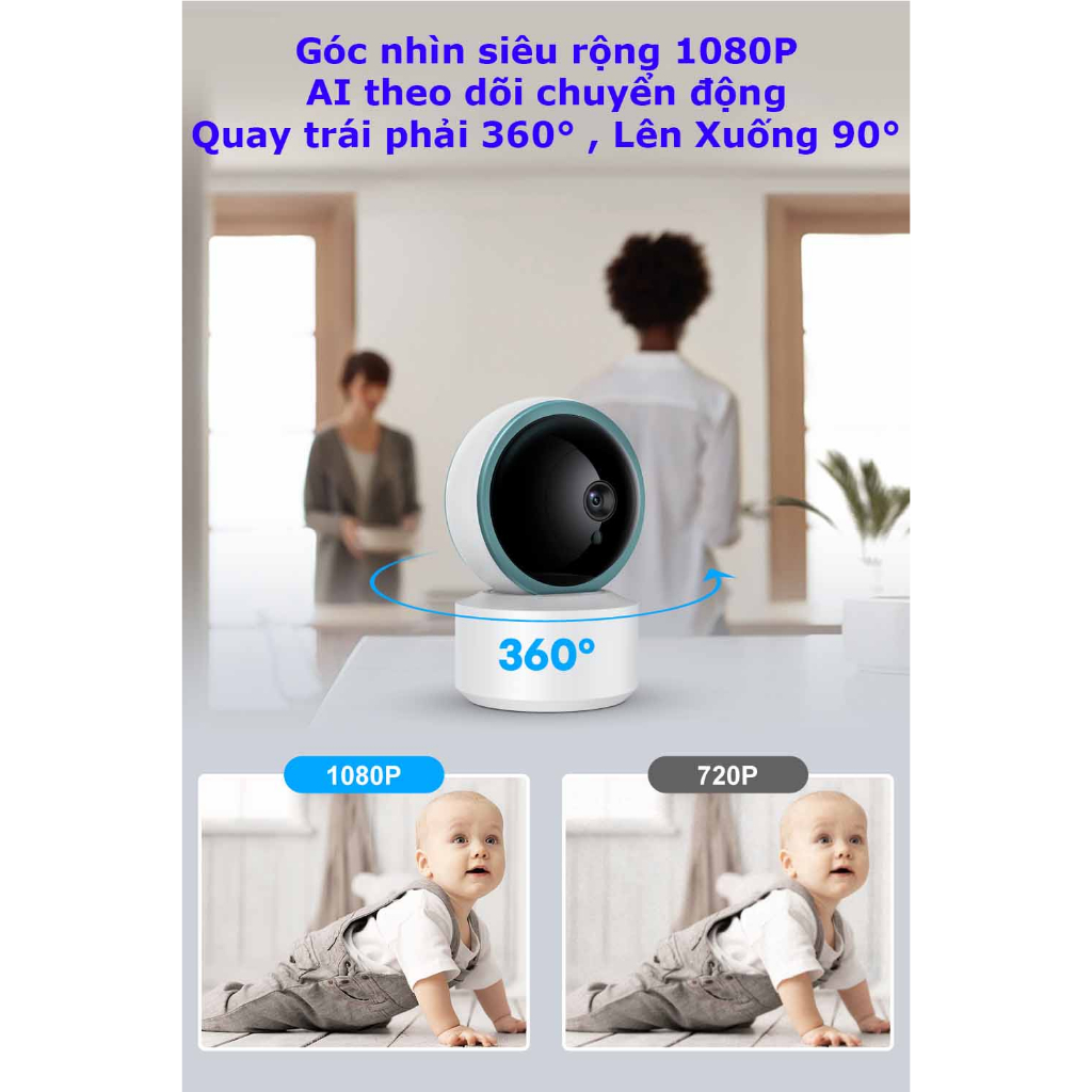 Camera TUYA  kết hợp bộ điều khiển cửa cuốn