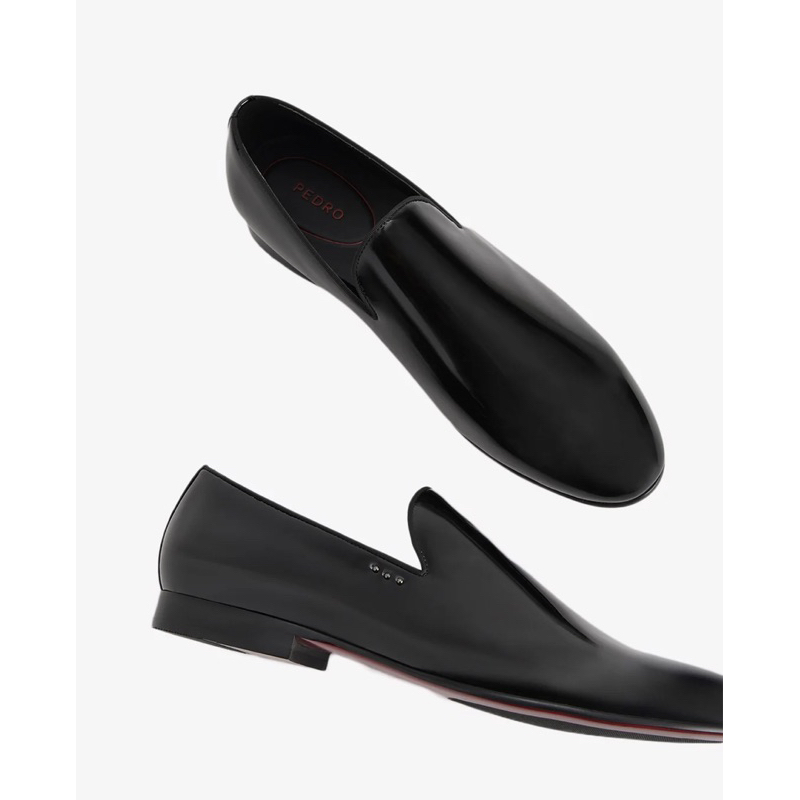 Giày lười nam da bóng Pedro authentic size 40/41/42