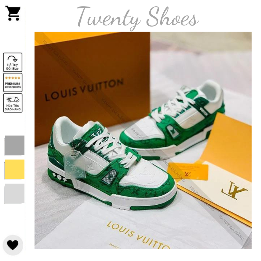 Giày LV Louis Vuitton, Giày Sneaker Nam Nữ Hàng Full Box Bill