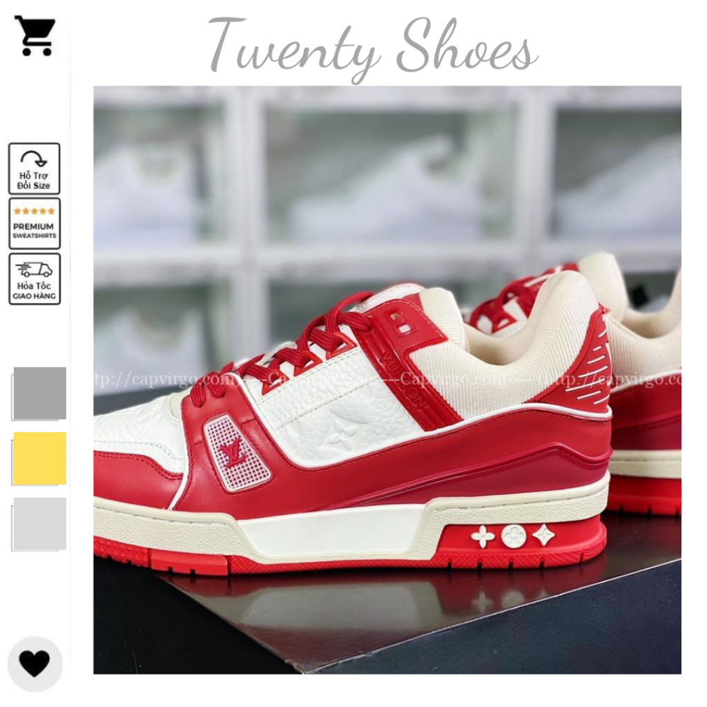 Giày LV Louis Vuitton, Giày Sneaker Nam Nữ Hàng Full Box Bill