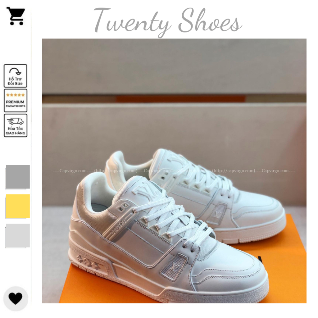 Giày LV Louis Vuitton, Giày Sneaker Nam Nữ Hàng Full Box Bill