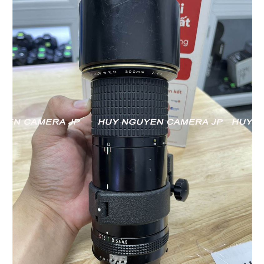 ỐNG KÍNH NIKON 300 F4.5 ED AI - IF kèm Tele converter Nikon TC 300 2X (ỐNG KÍNH LẤY NÉT TAY MF)