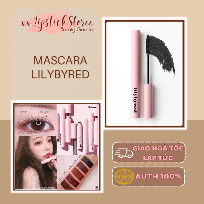 Mascara chống trôi LILYBYRED am9 to pm9 SURVIVAL COLORCARA