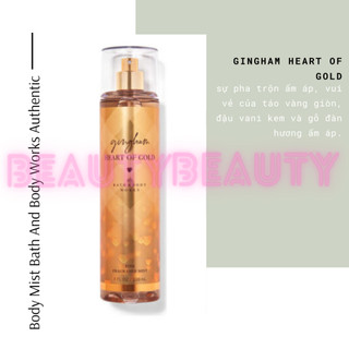 Xịt thơm Bath & Body Works Gingham Heart Of Gold