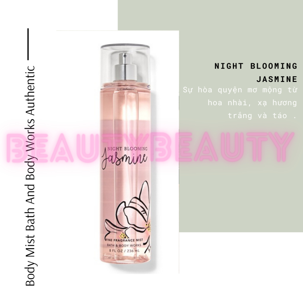 Xịt Thơm Bath And Body Works Night Blooming Jasmine